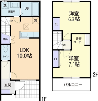 【間取り】 | due gatteA