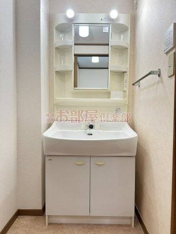 ポラリス壱番館の洗面所|忙しい朝には欠かせない洗面所です