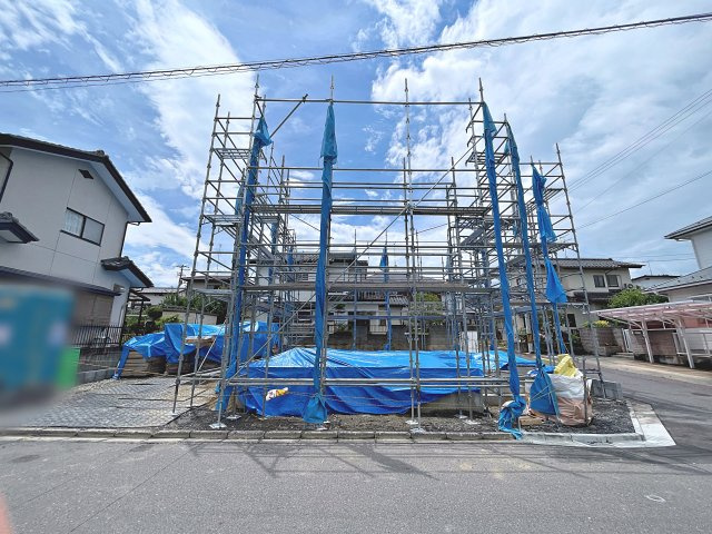 新築戸建・新築建売　須賀川市和田弥六内　須賀川第三小学校・須賀川第三中学校の前面道路含む現地写真