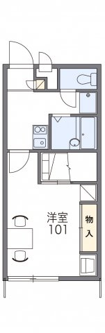 レオパレス薬師台の間取り|画像2