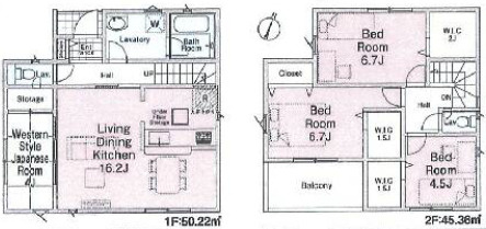 CRADLE GARDEN 川越市新宿町第8　新築分譲住宅 全5棟の間取り|4LDK