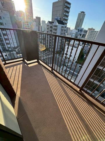 レック北梅田のバルコニー|広々としたバルコニーです