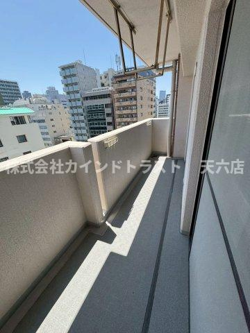 ノーブル南森町Ⅱ番館のバルコニー|落ち着いた時間を過ごせるバルコニーです
