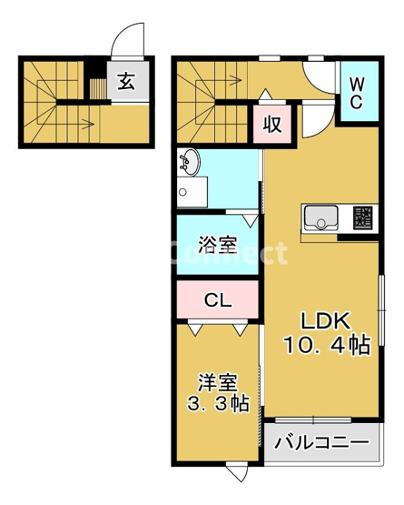 【間取り】 | Ｃｒｅａｔｉｏｎ上柴崎