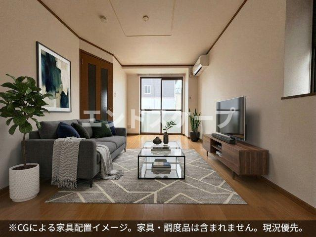 ソレアードＡの居間・リビング|高崎、前橋のお部屋探しはエンドスケープまで！お客様の理想お聞かせ下さい♪