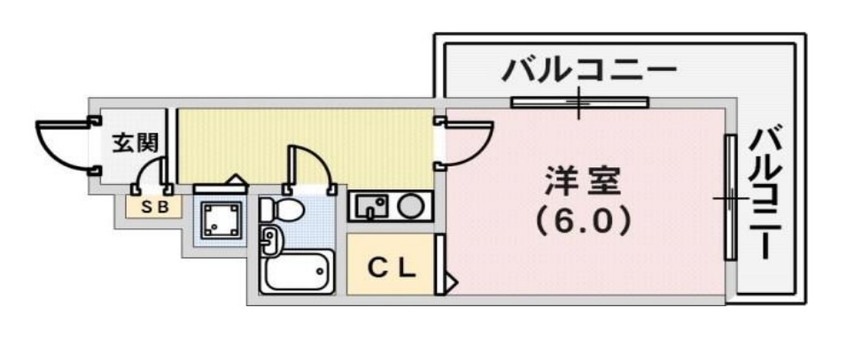 ホーユウコンフォルト新神戸の間取り