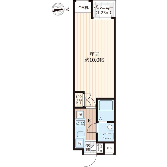 Ｂｅｖｅｒｌｙ　Ｈｏｍｅｓ　下赤塚の間取り