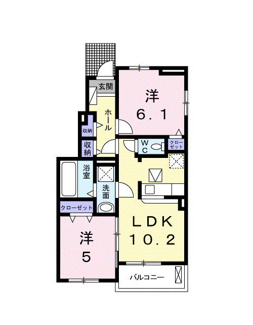 【間取り】 | ＣＲＥＳＴ／／ＶＩＬＬＡ　Ⅰ