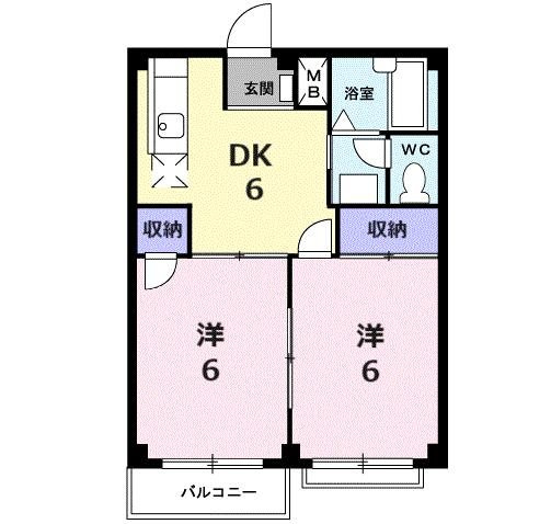エクレール駿河台Ｂの間取り