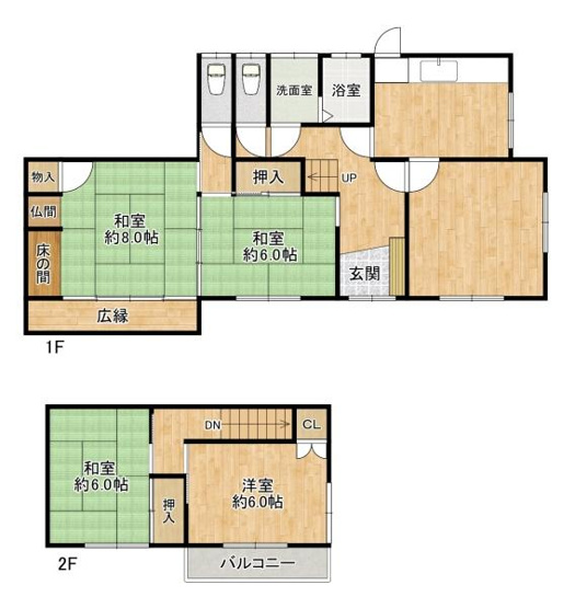 【間取り】 | 明石市大久保町高丘1丁目　中古戸建