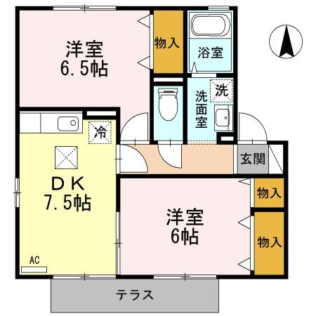 【間取り】 | グランシャリオ堀川　Ｄ棟