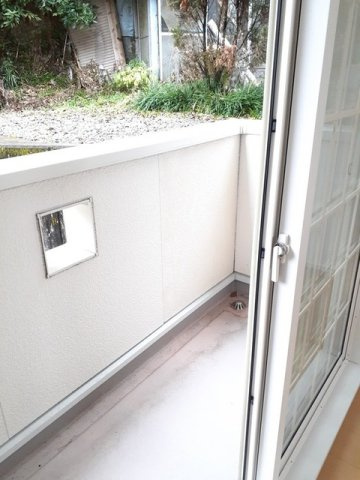 ステップハウスⅡのバルコニー