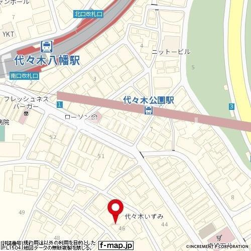 ステージファースト代々木公園【おとり物件なし】#学生・社会人にオススメ！初期費用分割払いOK！の地図