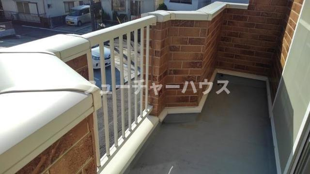 メゾンソレイユⅡのバルコニー|落ち着いた時間を過ごせるバルコニーです