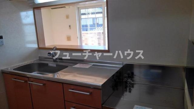 メゾンソレイユⅡのキッチン|お料理しやすいキッチンです