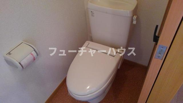 メゾンソレイユⅡのトイレ|シンプルで使いやすいトイレです