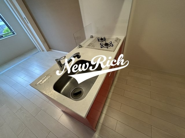 伊勢崎市ひろせ町のアパートのキッチン