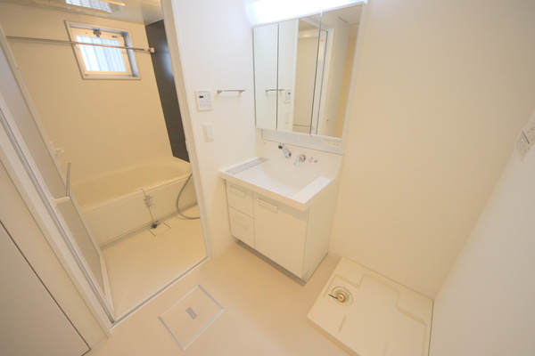生駒市鹿畑町の賃貸マンションの洗面所