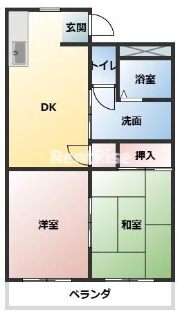 氏永ハイツの間取り