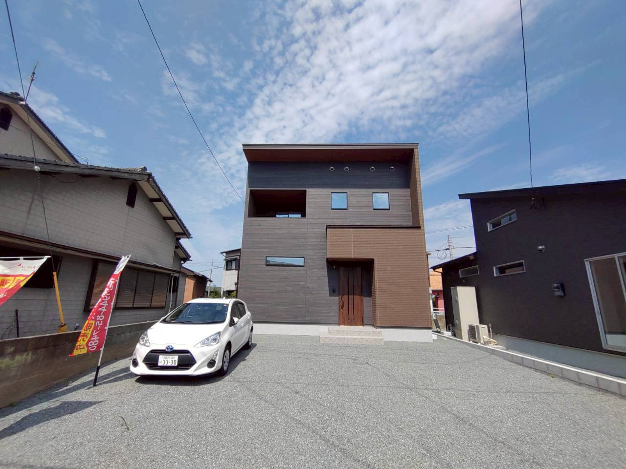 柳川市吉原の新築一戸建の外観