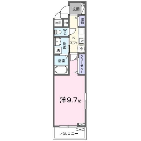 オークランドコーポの間取り