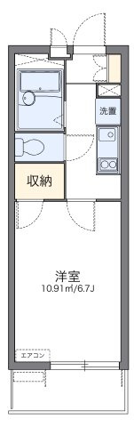 レオパレスフジの間取り