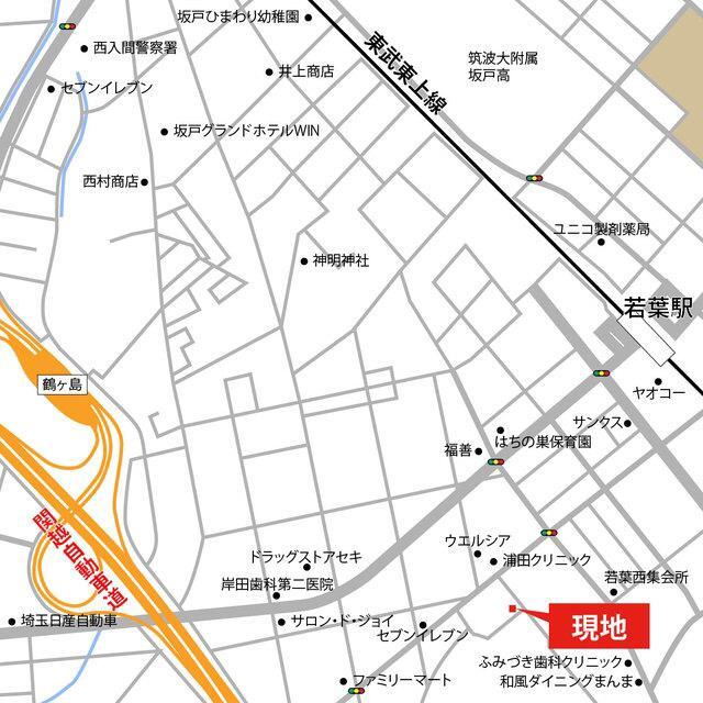 ハイツクリスタルの地図