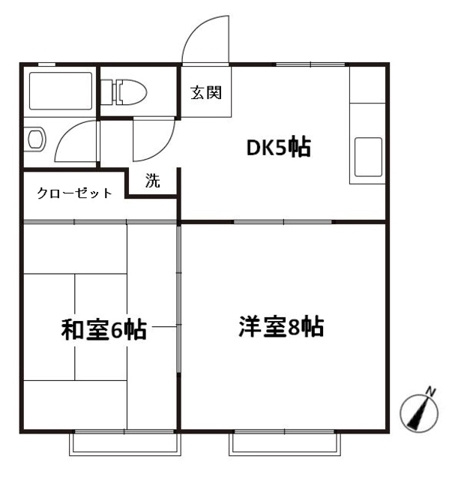 ハイツクリスタルの間取り
