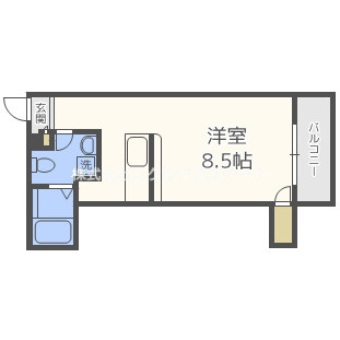フェリオ南津守の間取り