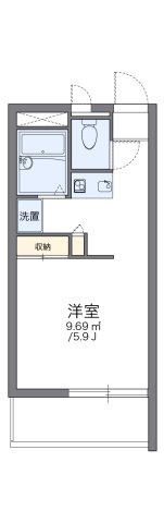 レオパレスクオーレの間取り