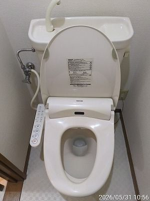 カーザ・ヴェルデのトイレ|ゆったりとした空間のトイレです