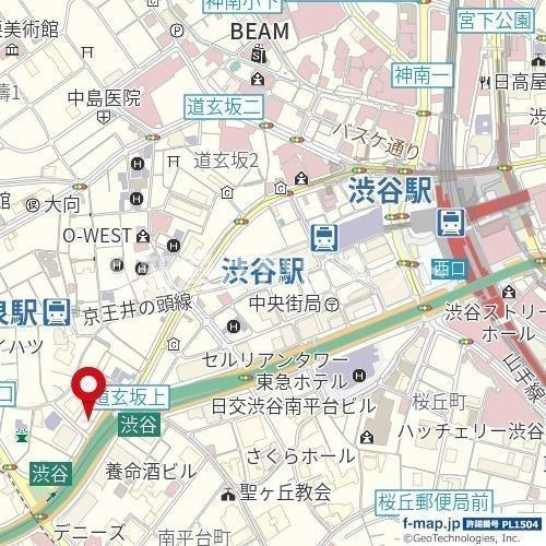 サンテミリオン渋谷道玄坂【おとり物件なし】#学生・社会人にオススメ！初期費用分割払いOK！の地図