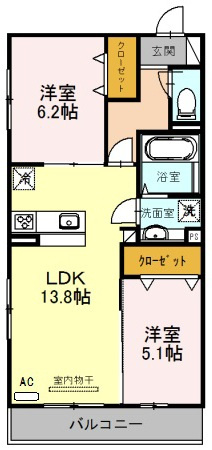 ルエスト・ラメールⅡの間取り
