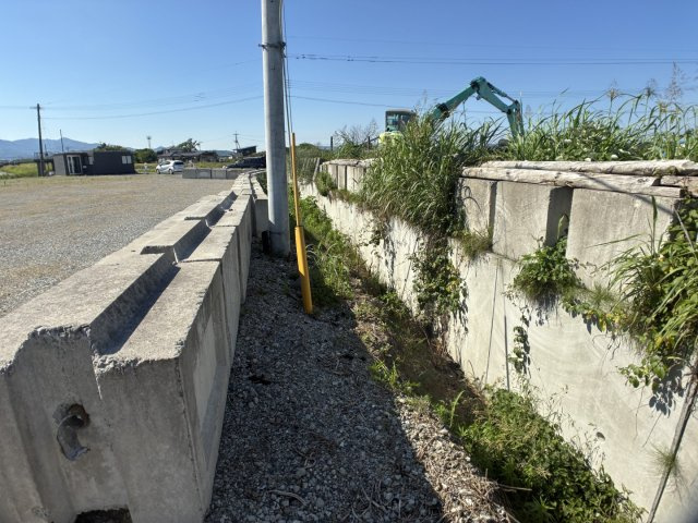 宇城市松橋町浅川の倉庫の外観