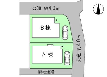 泉区下和泉5丁目 新築戸建 4540万円の区画図|B棟