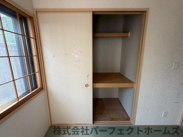長尾台4丁目戸建の収納|大きなスペースがあり、収納には困りません