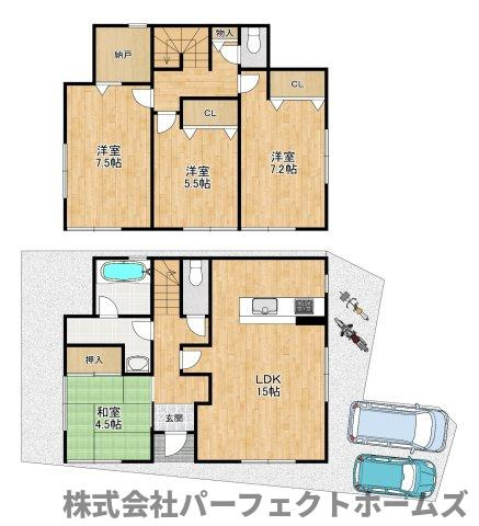 長尾台4丁目戸建の間取り