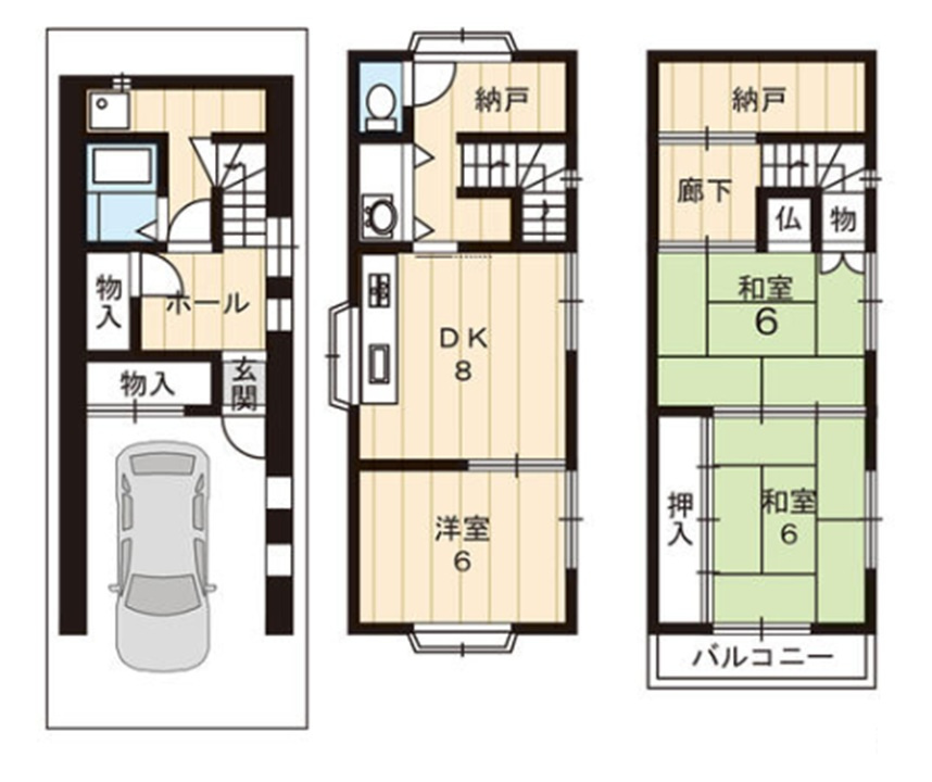 楠丘町3丁目の間取り