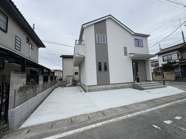新築　前橋市古市町　Heartful　Town　A号棟の駐車場|現地写真　駐車スペースは2台分可能です！

