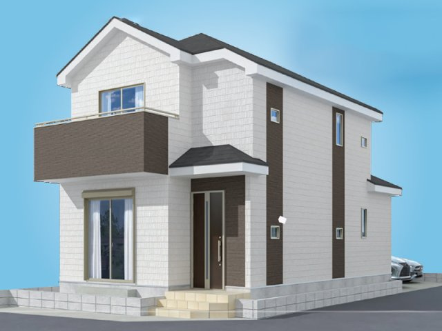 【完成予想図】 | 富士見市水谷東2丁目　新築一戸建住宅　全1棟　(丸井志木店) | 完成予想パース