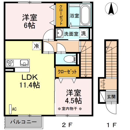 アヴァンスⅢの間取り