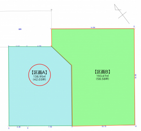 盛岡市みたけ5丁目8番10号（区画A）