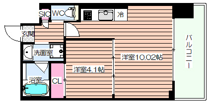 【間取り】 | プレジオ弁天町
