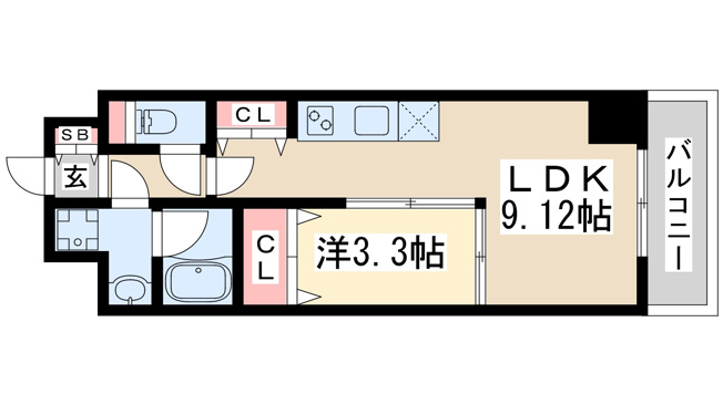 【間取り】 | ルミネソレイユ江坂