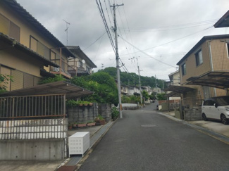 【前面道路含む現地写真】 | 城陽市寺田深谷　中古戸建