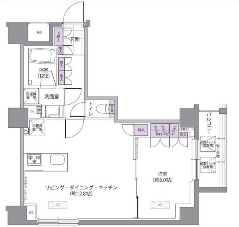 IVY　WEST　ペット相談　楽器相談　築浅の間取り