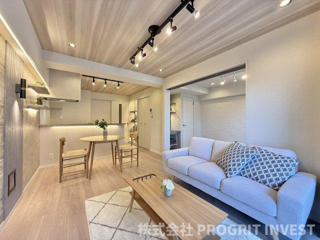 都立大八雲マンションの居間・リビング