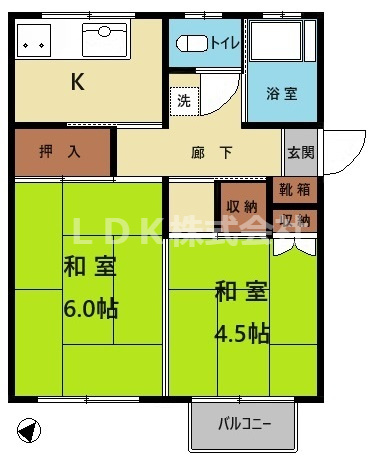 【間取り】 | 売主/収益/田中マンション