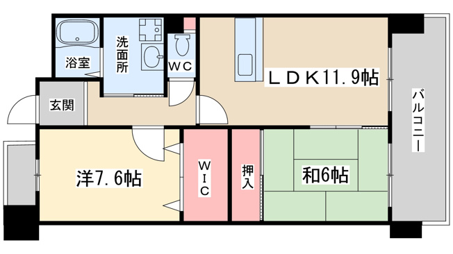 【間取り】 | メイビスタ大淀