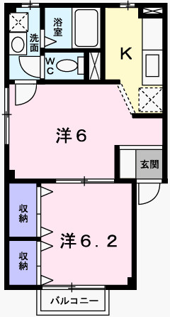 エルムＡの間取り